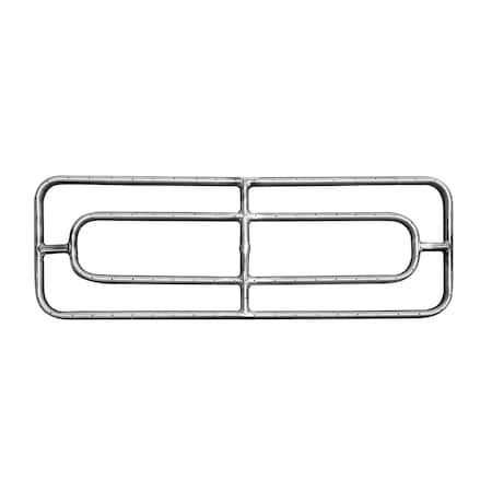 The Outdoor Plus 18 x 48 Double Rectangle SS Burner OPT-DR1848